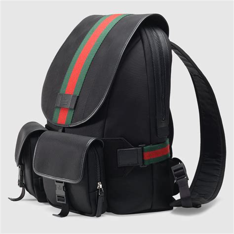 gucci mens back pack|men gucci backpack luxury.